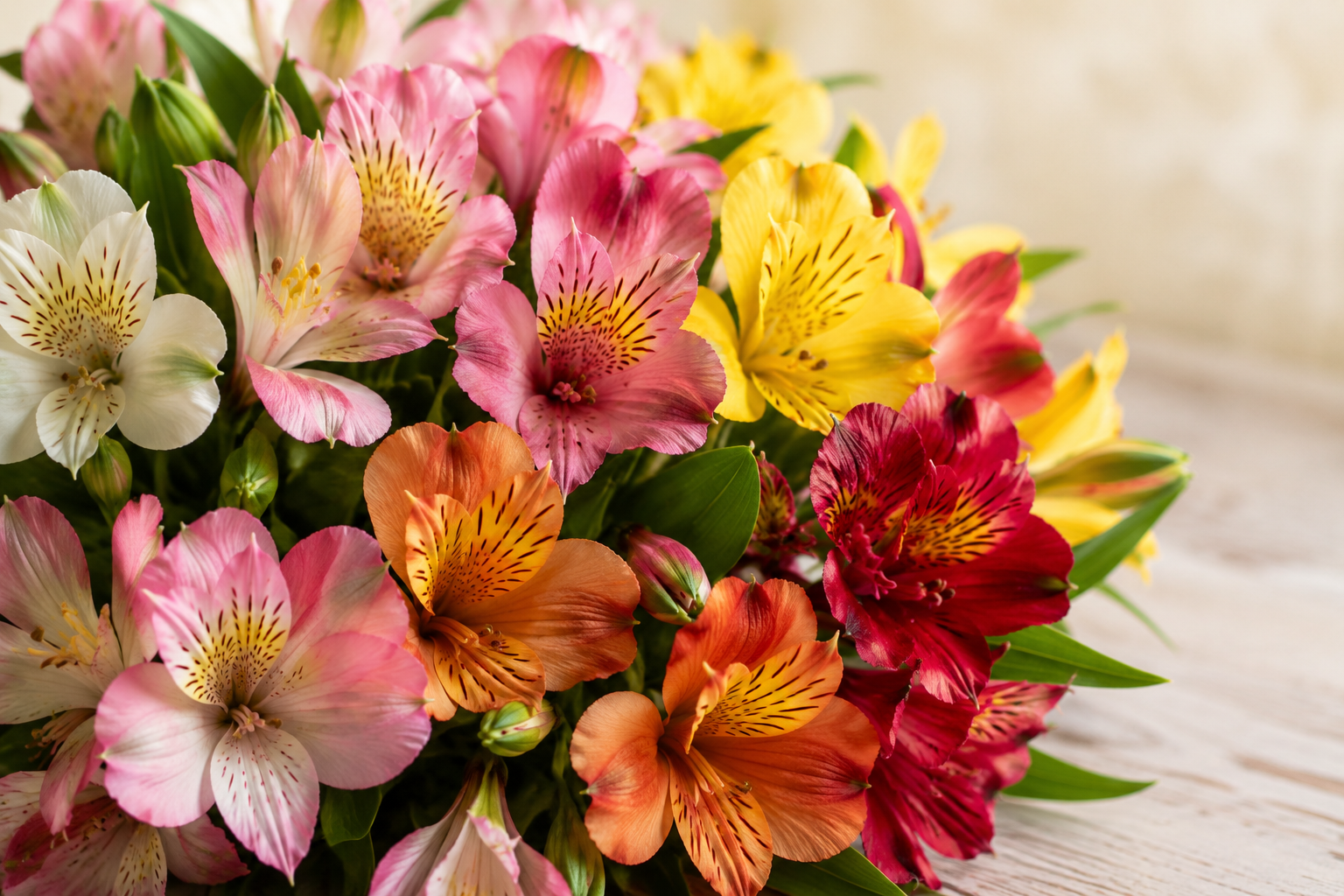 Alstroemeria fresh flowers